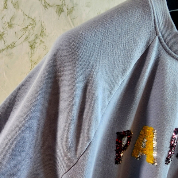 aerie Sequin PARTY Crew Sweatshirt - Picture 3 of 12